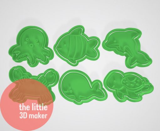 Sea Animal Cookie Cutters