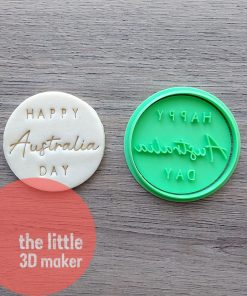 Happy Australia Day Cookie Cutter Stamp